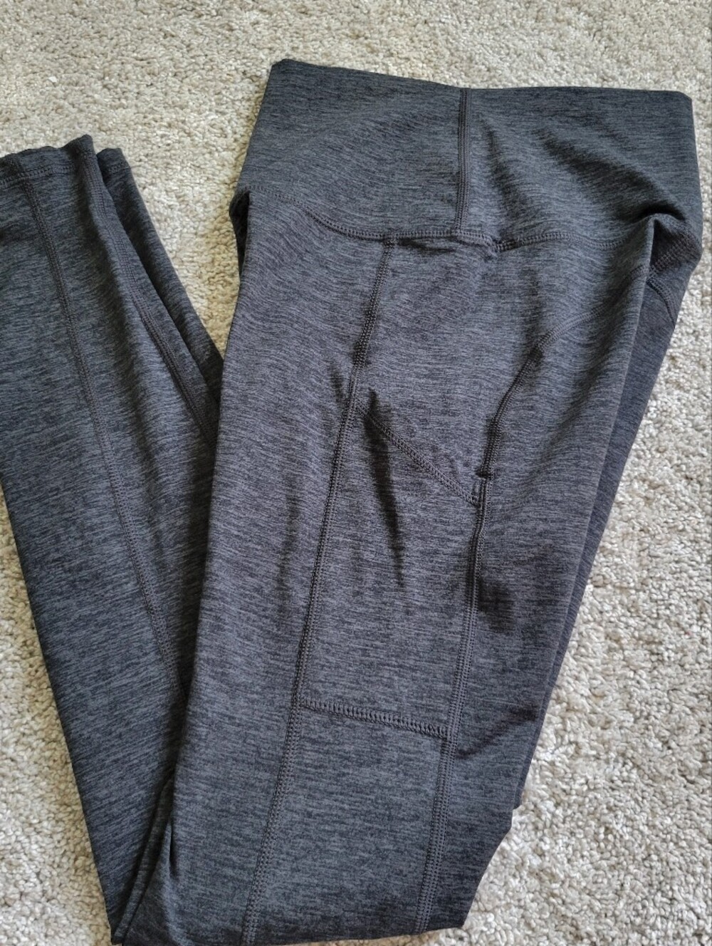 aerie Small LONG Dark Gray Heather Leggings